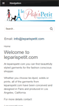 Mobile Screenshot of leparispetit.com